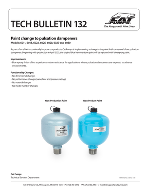 Cat Pumps Parts - CIX323 preview
