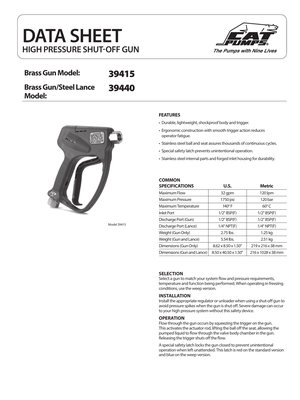 Cat Pumps Parts - VVV7BL preview