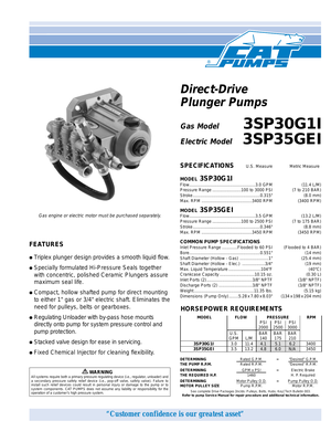 Cat Pumps Parts - AUJ6E4 preview