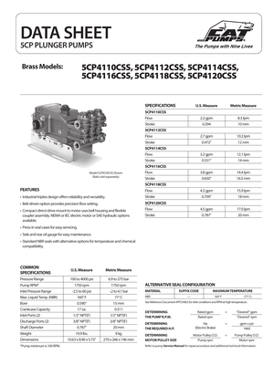 Cat Pumps Parts - NDVCZQ preview