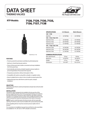 Cat Pumps Pump - XI8K08 preview