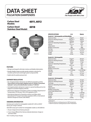 Cat Pumps Pump - ZLVL34 preview